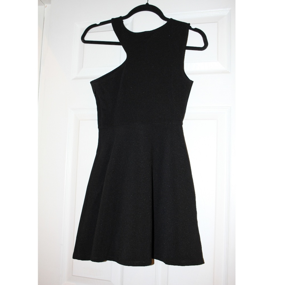 Asymmetrical Black Dress